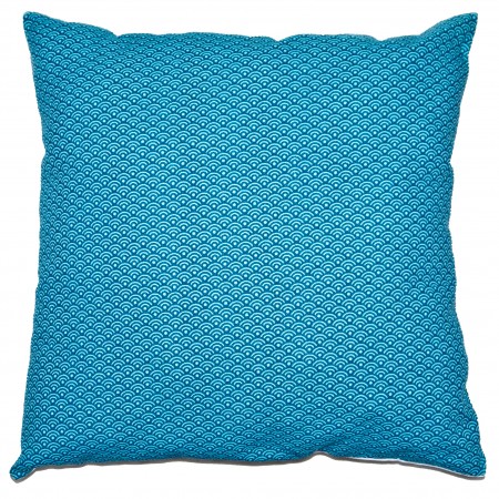 Coussin Calvi – bleu/bleu turquoise